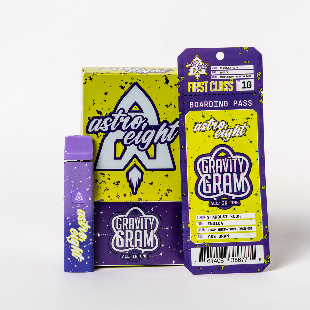 Stardust Kush Gravity Gram retail box