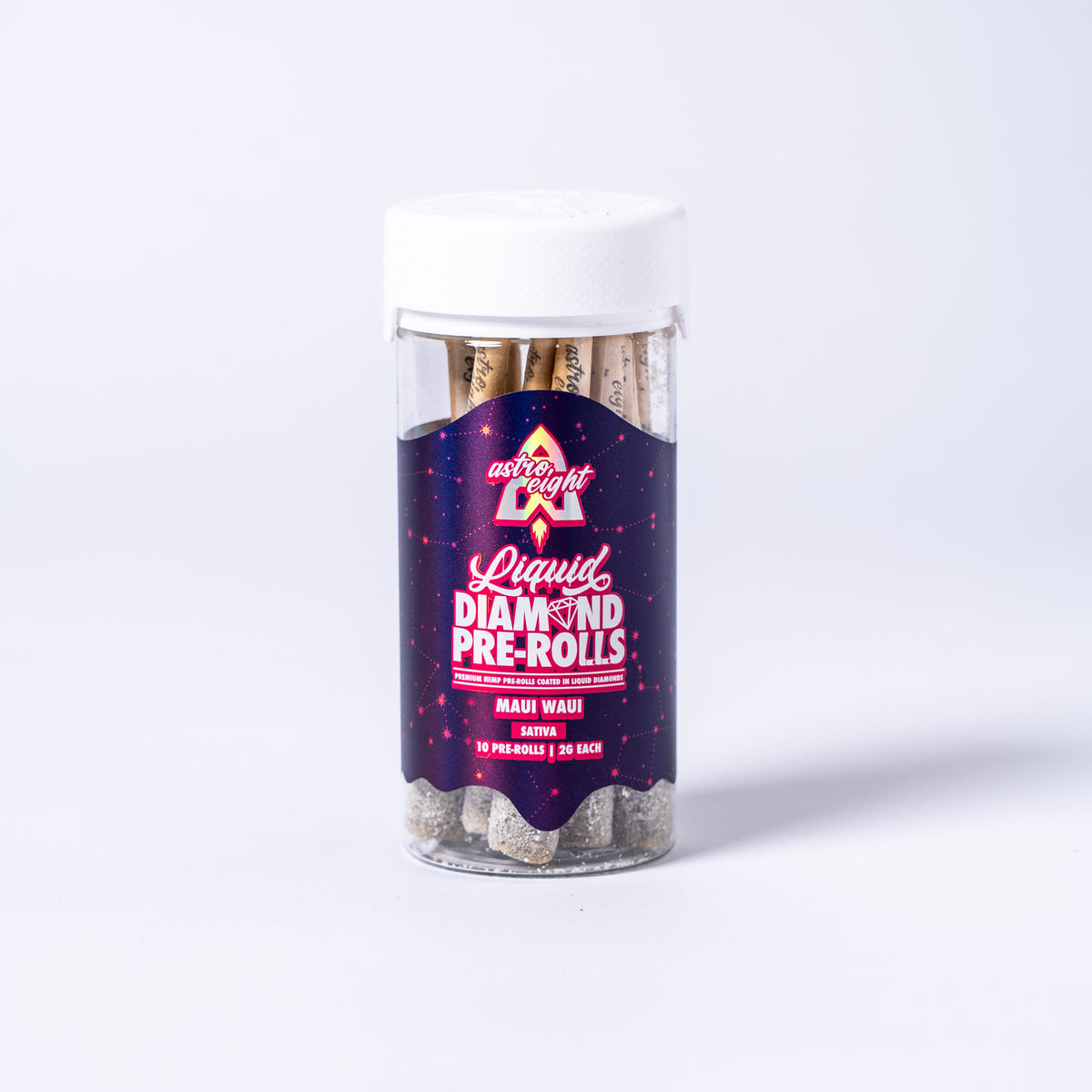Maui Waui Liquid Diamond Pre-Rolls, 10 count jar