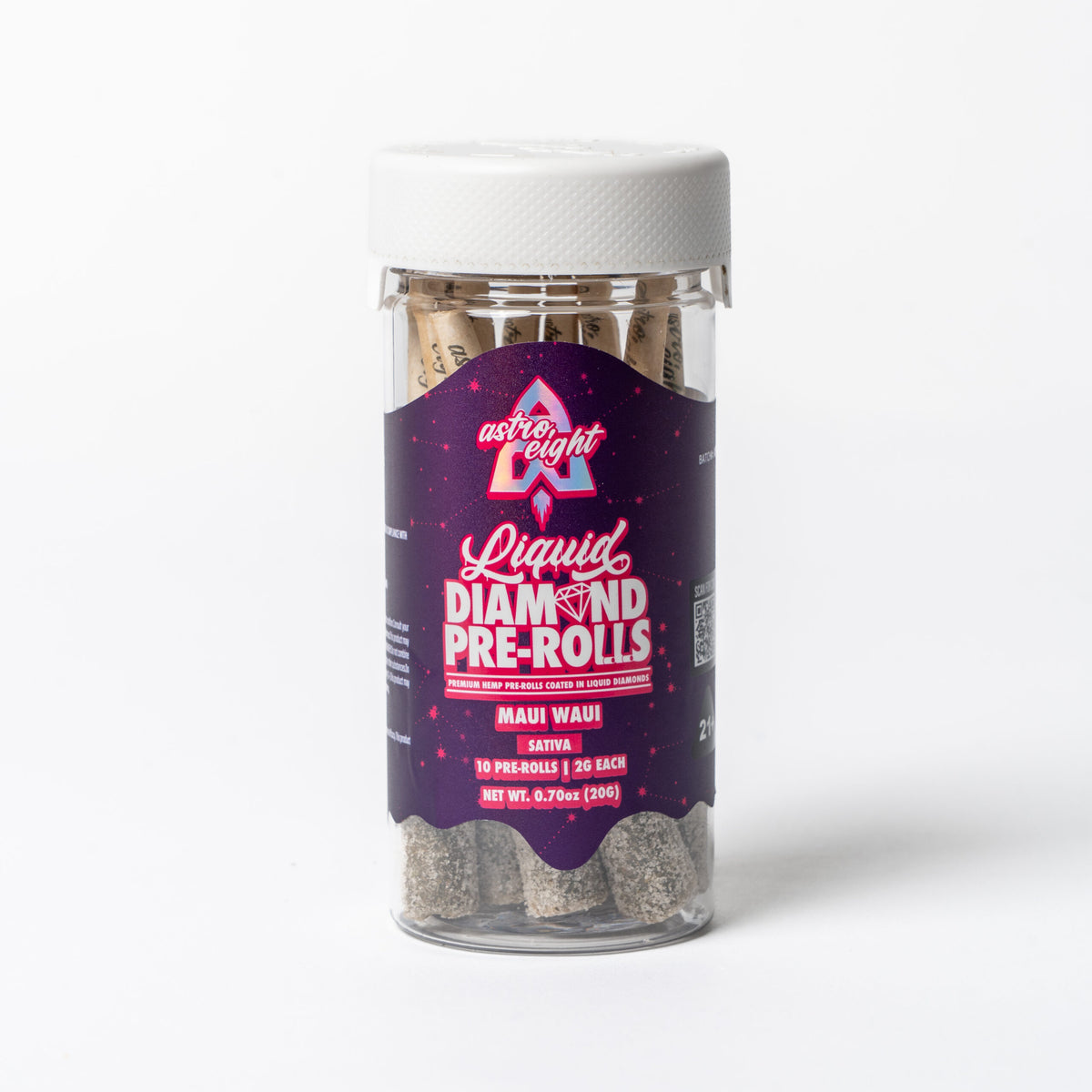 Maui Waui Liquid Diamond Pre-Rolls, 10 count jar (alternate view)