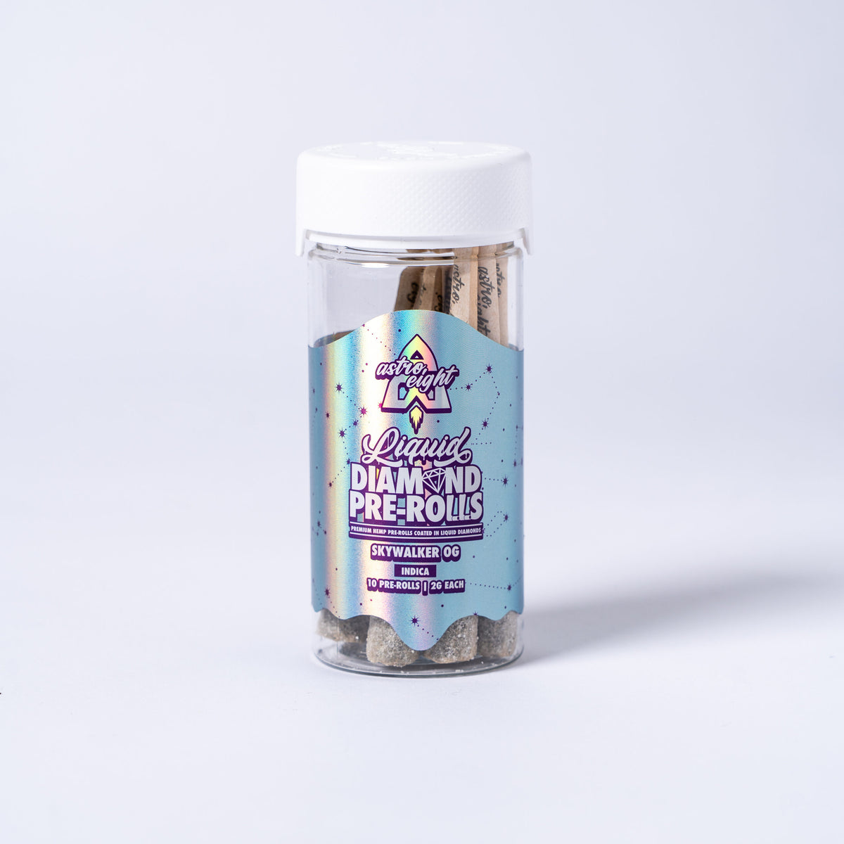 Skywalker OG Liquid Diamond Pre-Rolls, 10 count jar