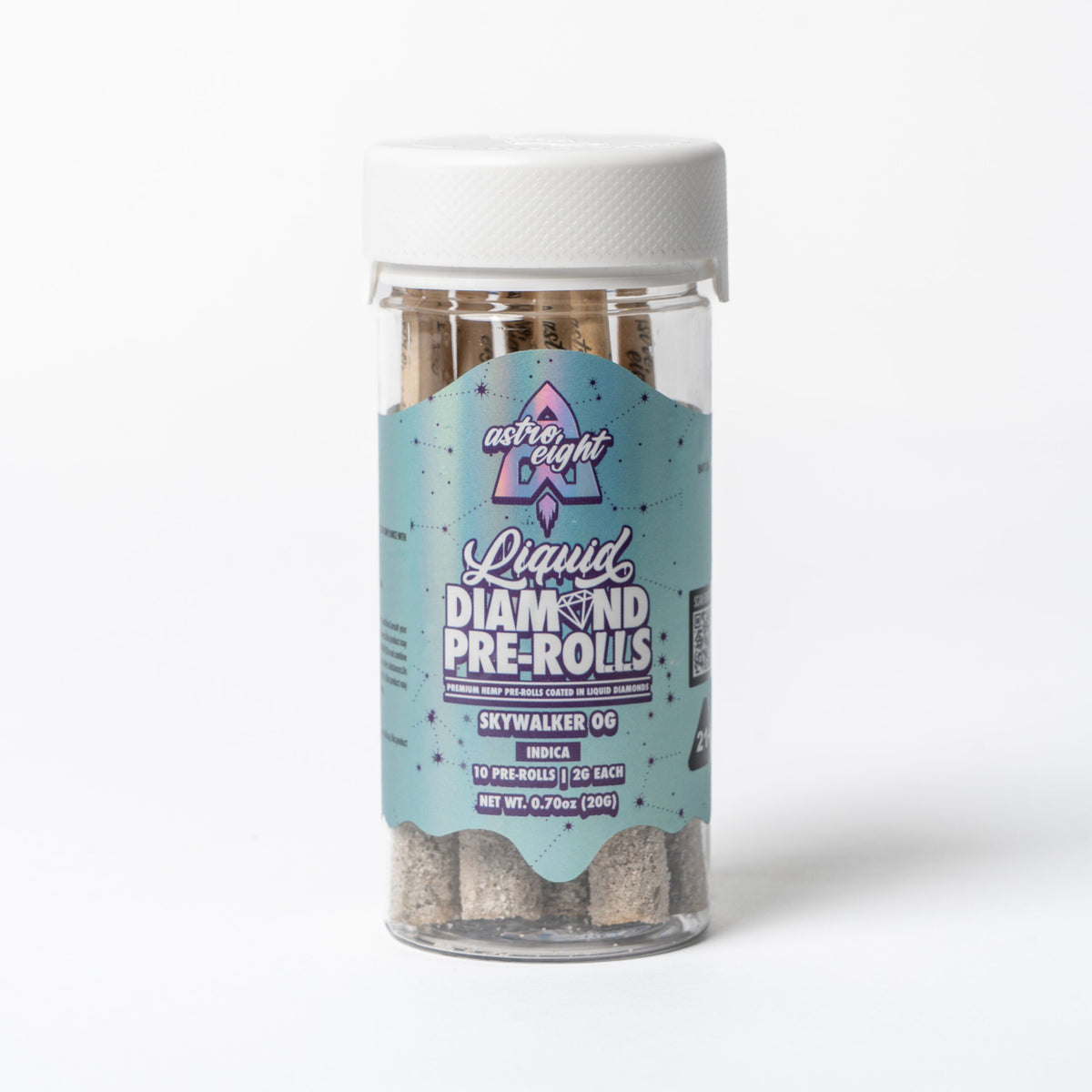 Skywalker OG Liquid Diamond Pre-Rolls, 10 count jar (alternate view)
