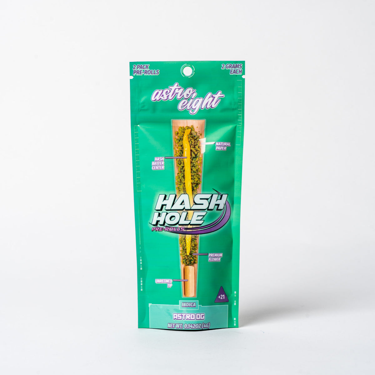 Astro OG Hash Hole Pre-Rolls 2 pack