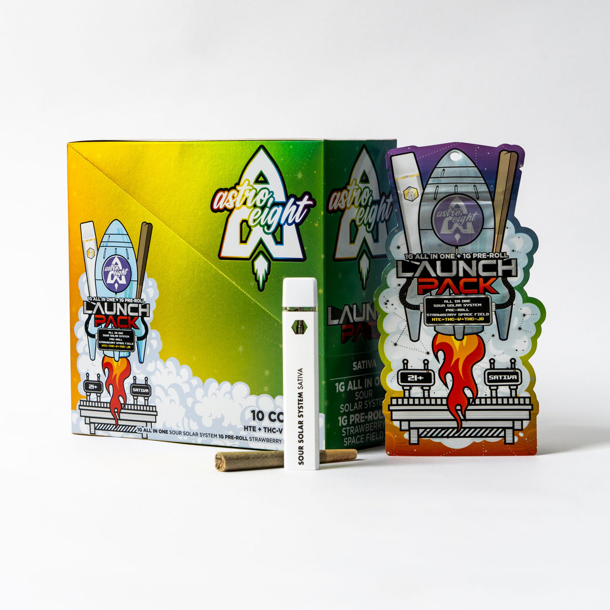 Sour Solar System + Strawberry Space Field Launch Pack