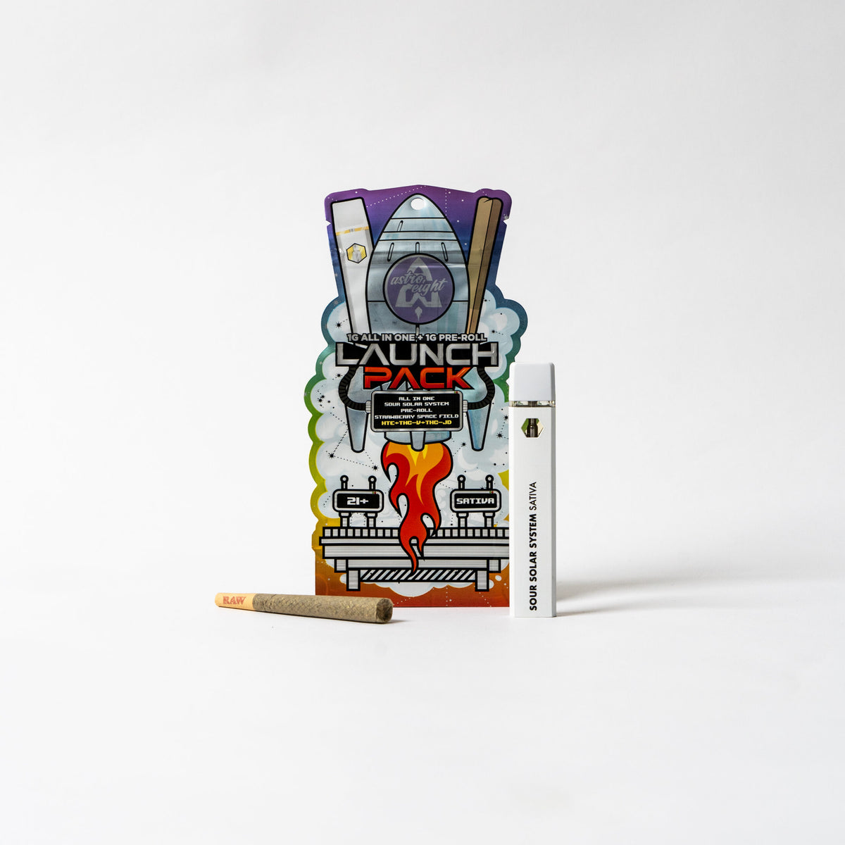 Sour Solar System + Strawberry Space Field Launch Pack (alternate view)