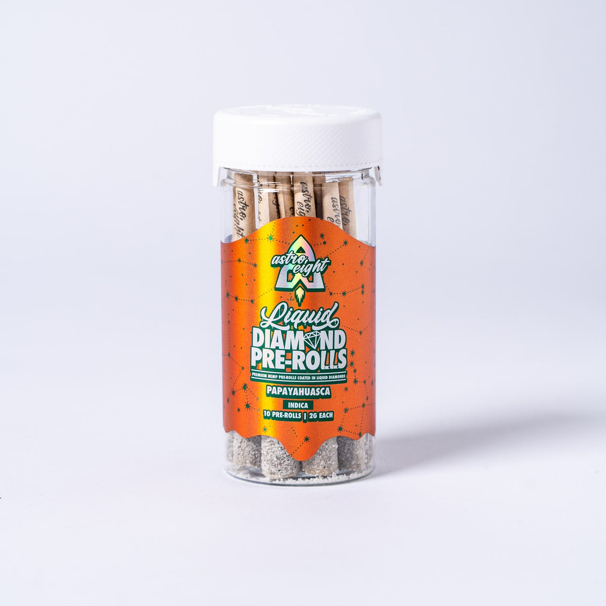 Papayahuasca Liquid Diamond Pre-Rolls, 10 count jar