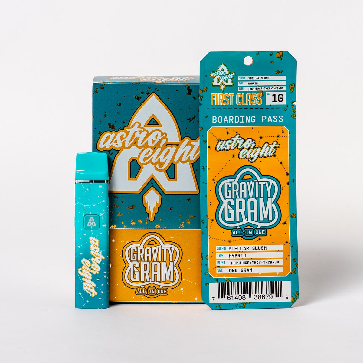 Stellar Slush Gravity Gram 1g disposable vape, back